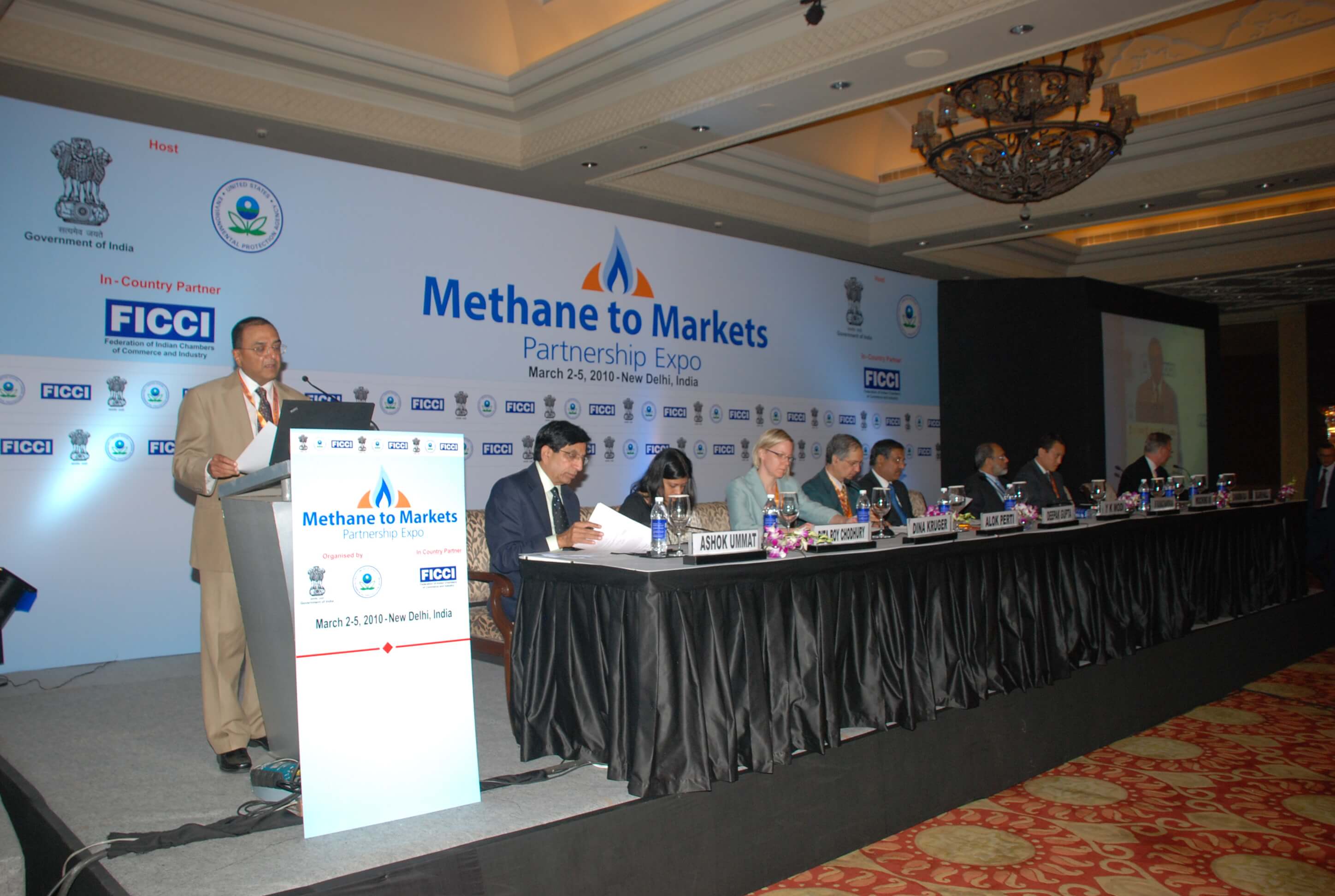 Panelists at the Methane to Markets Partnership Expo in India, 2010. <br><span class='small text-muted'>(2010, India)</span>